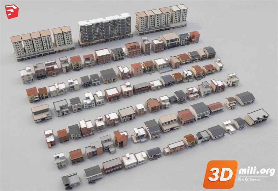 Environment element Skp Files 
